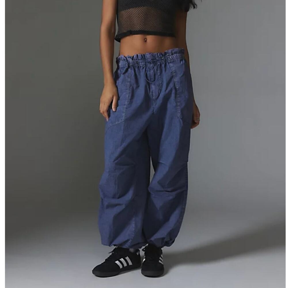 Urban Outfitters Blue Drawstring Track Pants XXL 14 16 Retail$69